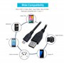 Mr. Gadget's Solutions® Câble de charge micro USB pour téléphones portables/manette de jeu/Xbox One/PS4 - 1 m
