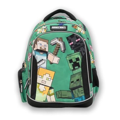 Minecraft Premium Kids Sac à dos d'école rembourré A4