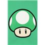 Super Mario 1 - Champignon Up Homme Sweat-Shirt à Capuche Vert M