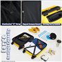 Pokémon Valise Cabine Enfant Pikachu Valises Rigides 4 roulettes 49x33x22cm 30L Voyage Accessoires Cadeau pour Gamer (Jaune, L49
