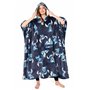 Disney Pull Plaid Femme Stitch Plaid à Manche en Polaire Sweat Poncho Polaire Oversize Long Taille Unique Adulte Ado