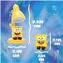 SpongeBob Squarepants Mini Lampe Bob l'éponge, avec Figurine à Clipser, Idéal pour Les Fans de Bob l'éponge