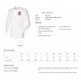 Super Lemon Haut de rugby unisexe Angleterre – Maillot de sport classique blanc avec blason emblématique de l'Angleterre – Quali