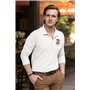 Super Lemon Haut de rugby unisexe Angleterre – Maillot de sport classique blanc avec blason emblématique de l'Angleterre – Quali