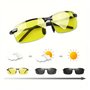 Boolavard Lunettes de Conduite Polarisées Polyvalentes pour Hommes et Femmes - Idéales pour la Conduite de jour comme de nuit, l