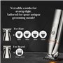 Kit de toilettage barbe 5 en 1 pour hommes