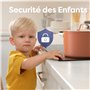 Ciarra Plaque à Induction 4 Foyers 6000W - Commande Tactile LED - 9 Niveaux de Puissance- Minuteur - Verrouillage Enfant - Plaqu