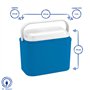Harbour Housewares 10L 12V Glacière électrique - Bleu - 1x Petit Isolé Camping Plein Air Pique-Nique Portable Voyage Voiture Gla