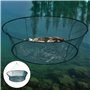 Cozlly Filet de pêche Pliable en Maille,Filet de pêche Pliable,Portable Filet à Pêcher,Tête de Filet de Pêche Légère et Pliable,