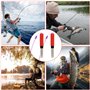 Cozlly Aiguiseur de hameçon de Poisson,Aiguiseur Diamant Double Face, Affûteurs D'hameçons Pêche Affûteur Fichiers, Pierre à aig