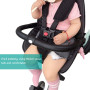 volumoon Harnais Chaise Haute, Harnais de Sécurité à 5 Points, Harnais de Sécurité Bebe avec Coussinets Epaules, Sangles de Chai
