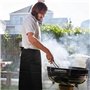 Granvoo 2 Pièces Tablier Serveur Noir, Tablier Long Serveur, Tablier Noir avec Poche, Tablier à la Taille, Tablier de Chef Profe