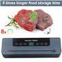 Focenat Machine Sous Vide Alimentaire, Appareil Sous Vide Alimentaire avec 10 Sachet, Machine Sous Vide Alimentaire avec Couteau