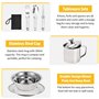 Ustensiles de Camping avec Assiette Tasse Fou