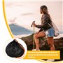 Dokeno 8pcs Set de Couverts Camping, Kit de Camping Vaisselle en Acier Inoxydable, Ustensiles de Camping avec Assiette Tasse Fou