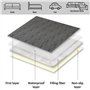 Focenat Couverture imperméable pour Chien, 76x178cm Couverture pour Chien et Tapis pour Chat, Protection de Canapé Anti-Pipi Lav