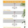 Plafonnier LED 12V Camping Car, Lumières LED 12V pour Camping-Car avec Interrupteur Touch Control, Dimmable 3W LED éclairage pou