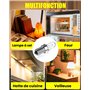 LumiGo Ampoule de Four E14 500 Degré, Ampoule Four E14 26W Dimmable Blanc Chaud 2700K Ampoule pour Four E14 AC220-240V pour Micr