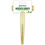 Rowan Bois Naturel Jardin Plantoir de graines de Fleur d'ampoule Jauge de Profondeur Planter T Poignée Outil de Mesure