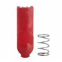 Masterpart Bouton de libération pour tube d'aspirateur - Bouton et ressort - Compatible avec les aspirateurs sans fil Dyson V7