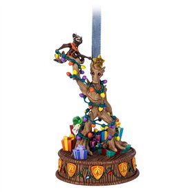 DISNEY STORE Carnet de Croquis Magique Lumineux Rocket and Groot - Gardiens de la Galaxie - Décoration saisonnière à Suspendre