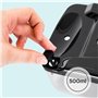Duronic DH05 Mini Déshumidificateur électrique noir 250 ml d'eau par jour de 22,5W Réservoir d'eau de 500 ml Compact et silencie