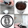 Duronic CG250 Moulin à café électrique de 250W | Meule de 75 g – 8 à 12 tasses | Lames en acier inoxydable | Pour un cappuccino,