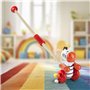 Mousehouse Gifts Jouet à Tirer à Pousser en Bois zébre Premier Age pour bébé ou Enfants Filles ou garçons Multicolore
