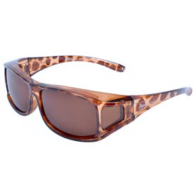 Rapid Eyewear sur-lunettes de soleil polarisées femmes: écaille de tortue: pour course à pied
