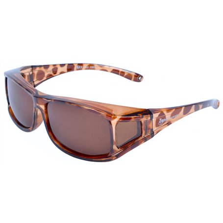Rapid Eyewear sur-lunettes de soleil polarisées femmes: écaille de tortue: pour course à pied
