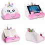 Bookmonster Licorne | Coussin de lecture pour livres et tablettes | Support de livre | Support de tablette | Hôtel de lecture | 