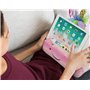 Bookmonster Licorne | Coussin de lecture pour livres et tablettes | Support de livre | Support de tablette | Hôtel de lecture | 