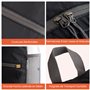 OW-Travel Sac à Dos Pliable Ultra Léger (Noir). Sac a Dos Packable de Jour. Rangement Léger de 20L. Ideal Sacs à Dos de Randonné