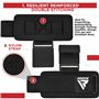RDX Sangle Musculation Crochet, 8mm Néoprène Rembourré Bandage Poignet, Support Levage Traction Et Tirage De Barre, Weight Lifti