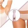 Magnitone FuzzOff Tondeuse de Précision Épilateur 3-en-1 Rechargeable pour Femme pour Visage, Menton, Moustache, Sourcils, Corps