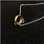 Collier avec pendentif Seigneur des Anneaux - Lotr - Cosplay « The One Ring to Rule Them All » - Elfe Elfe - Bague dorée Gandalf