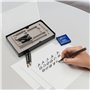 Cartouches et Adaptateur d’Encre (14 Pièces) - Stylo Plume Calligraphie avec Encre Ble