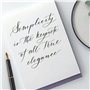 Kurtzy Kit de Calligraphie avec 6 Plumes, Cartouches et Adaptateur d’Encre (14 Pièces) - Stylo Plume Calligraphie avec Encre Ble
