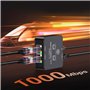 KiWiBiRD doubleur rj45 Switch ethernet 2 Port repartiteur Cable ethernet Double Sortie Splitter gigabit 1000Mbps pour câble Cat 