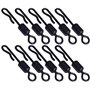 RidgeMonkey Émerillon de carpe pour montage de pêche à la carpe Taille 8 Tec Quick Change Swivel