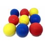 Soft Sponge Tennis Balls - Pack of 9 Assorted Colours by HTI