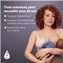 Elvie | Tire lait électrique Elvie Curve | Tire lait portable en silicone pour une expression aisée et mains libre | Succion nat
