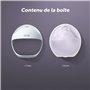 Elvie | Tire lait électrique Elvie Curve | Tire lait portable en silicone pour une expression aisée et mains libre | Succion nat