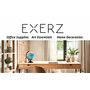 Exerz 14cm Globe Terrestre - Carte en Allemagne - Globe politique éducatif - Décoration/Géographie - Diamètre 14cm