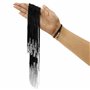 Kurtzy Lot de 50 Cordons de Colliers Cirés Noirs avec Chaîne & Fermoir Mousqueton - 48,5 cm - Cordon pour Fabrication de Bijoux 