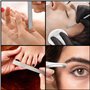 Kovira Kit Manucure Pedicure avec Coupe-Ongles (19 Pièces) - Set Manucure Professionnel en Acier Inoxydable pour Cuticules et On