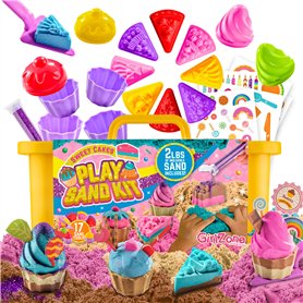 GirlZone Cadeau Fille Jeu de Sable Magique Gâteaux et Gourmandises