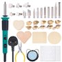 YIHUA 930-IV Kit d'outils de pyrogravure pour bois avec stylo à bois réglable à la chaleur