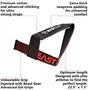Sangles de Levage de Musculation/Halérophilie Beast Gear – Bandes Straps Rembourrées Support de Poignet Professionnelles avec Gr