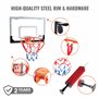 Panier de basket et son panneau avec ballon AFX (anneau de 23 cm)